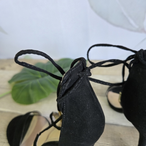 LULUS | Elegant Strappy Heels in Black sz 6.5 - Picture 4 of 8